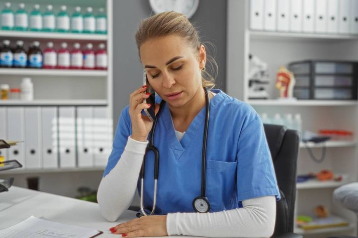 A nurse manager listens to no call, no show excuses from an employee.