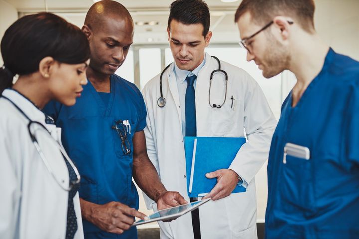 Nurses get oriented to their new jobs after a successful hiring campaign.