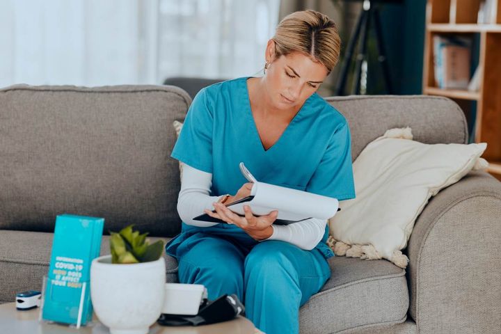 Nurse planning a break