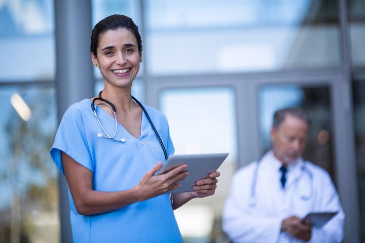 A nurse prepares her VA RN interview questions and answers.