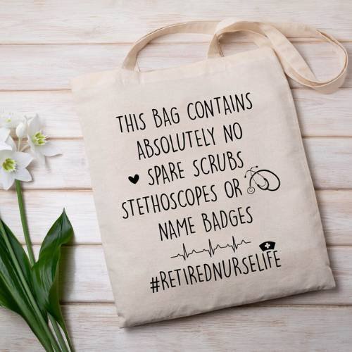 Versatile nurse tote bag.