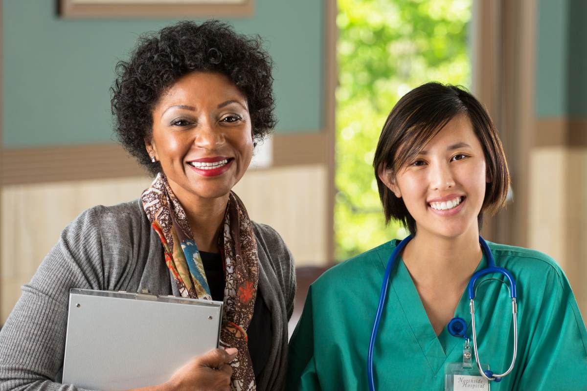 Nurse administrator and nurse