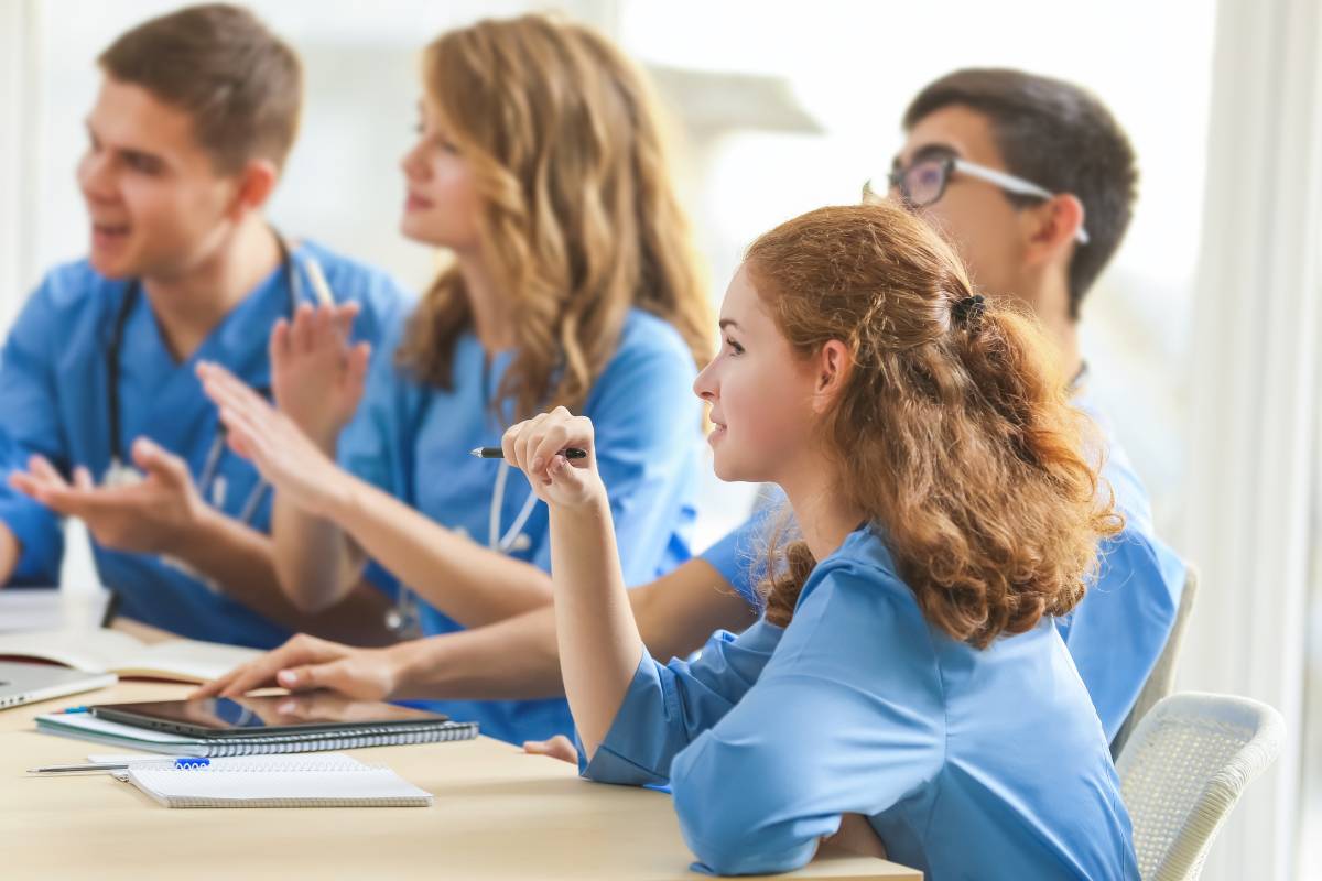 Nursing students learn about Swanson's theory of caring.